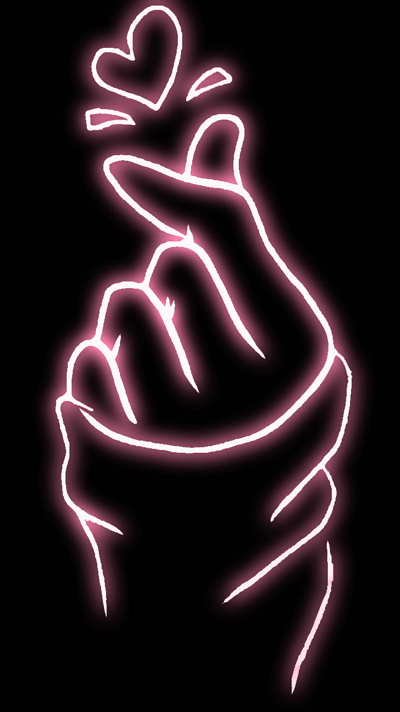 Finger Heart, gacha luz uwu, hecho por mi uwu, xdd, HD phone wallpaper