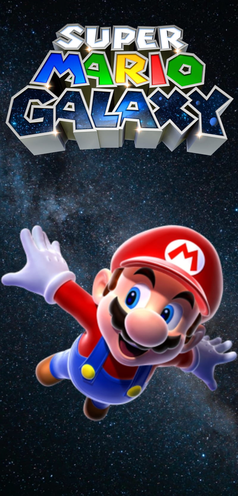 Super Mario Galaxy, stars, HD phone wallpaper