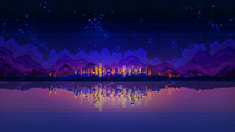 Cyberpunk Pixel Art Wallpaper HD 49317 - Baltana
