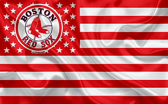 MLB Logo Boston Red Sox 45 60310 Red & White Logos