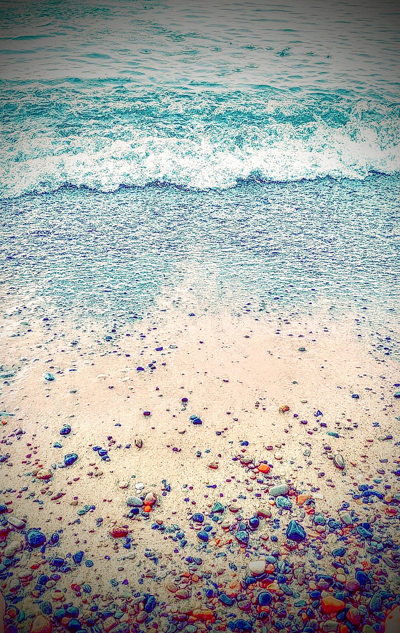 The perfect tide, beach, beaches, landscape, landscapes, sea, HD phone wallpaper