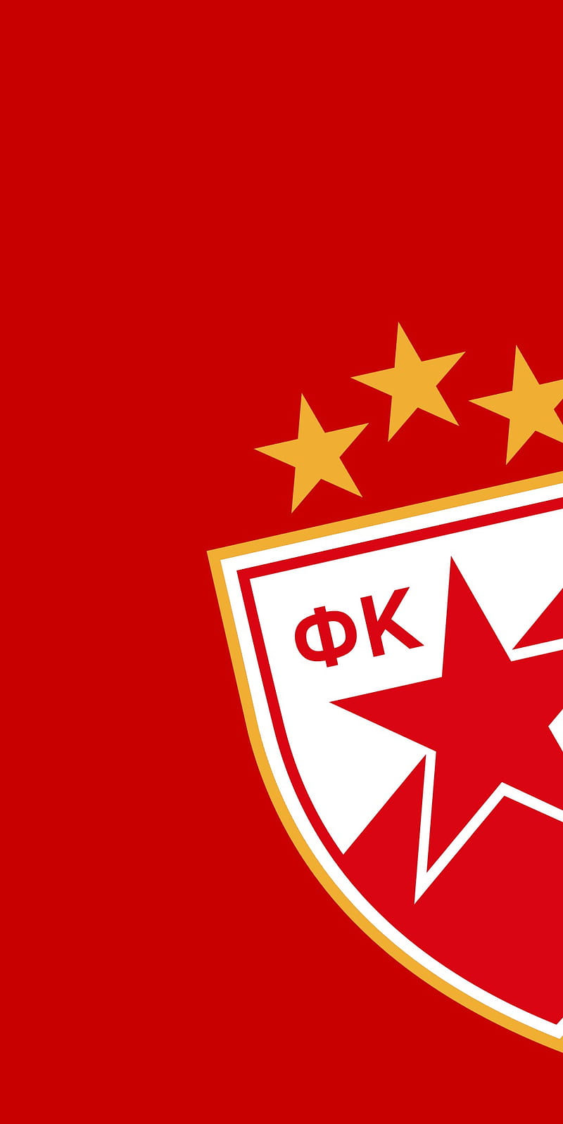 Red star belgrade , football, logos, HD phone wallpaper