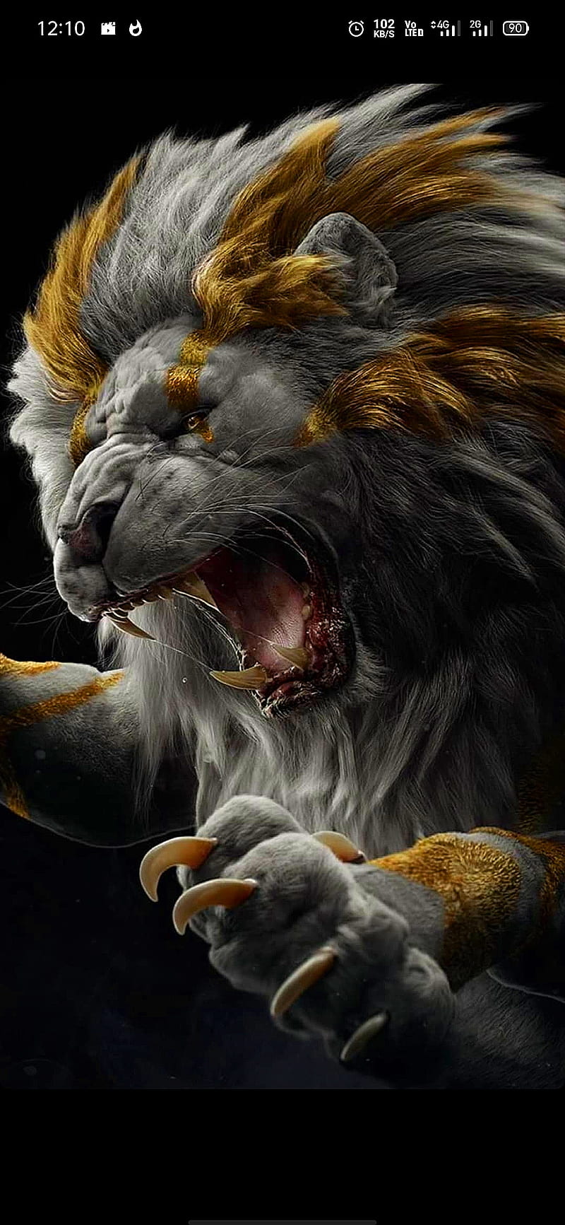 HD wallpaper 3D Lion Characters white tigers king  Wallpaper Flare