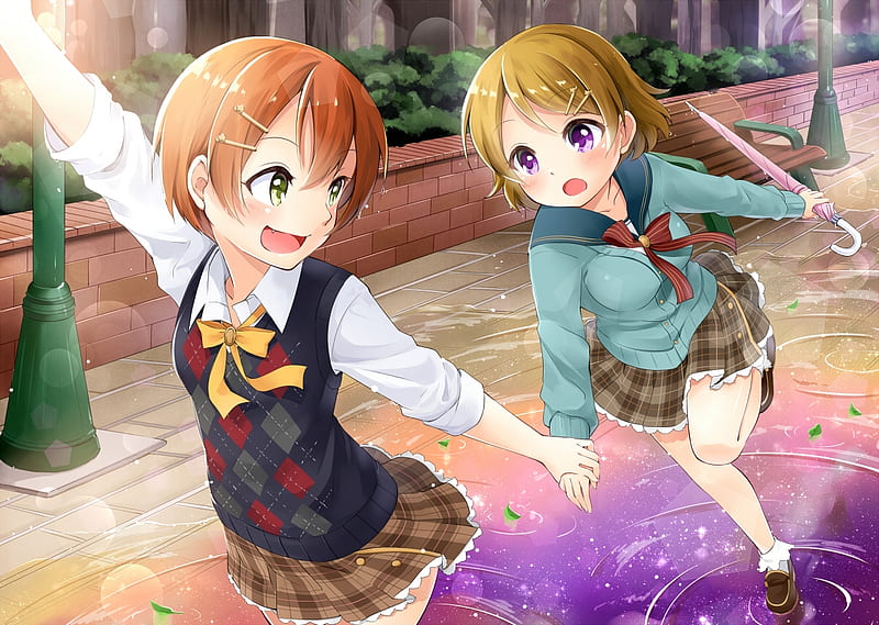 Free Download Rin And Hanayo Hanayo Koizumi Female School Idol Project Anime Rin 4155