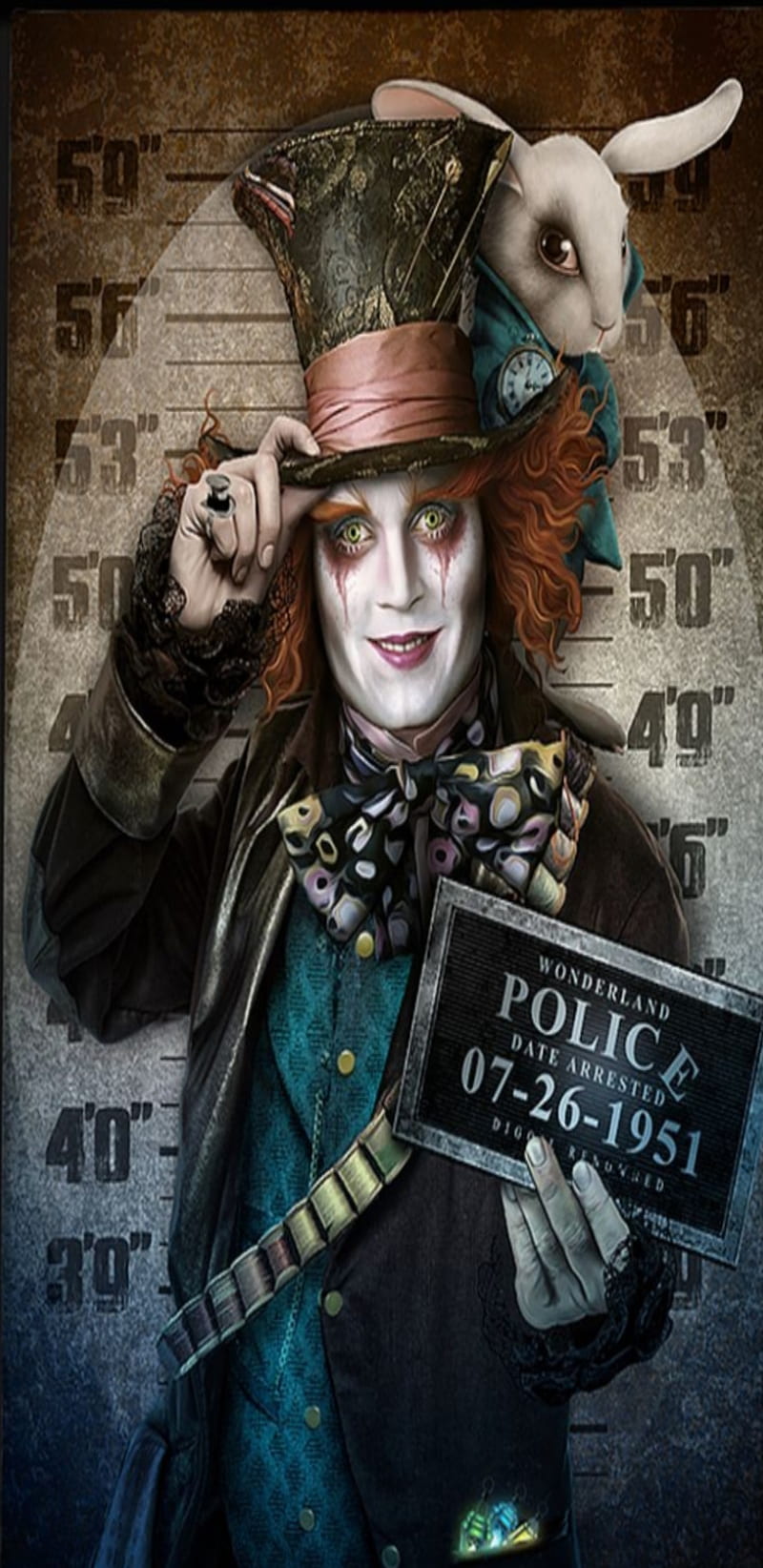 mad hatter iphone wallpaper
