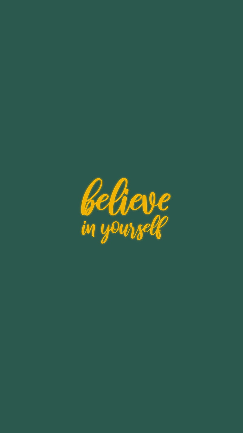 Believe in yourself, MrCreativeZ, Word art, art, inspiration, word,  wordart, HD phone wallpaper | Peakpx