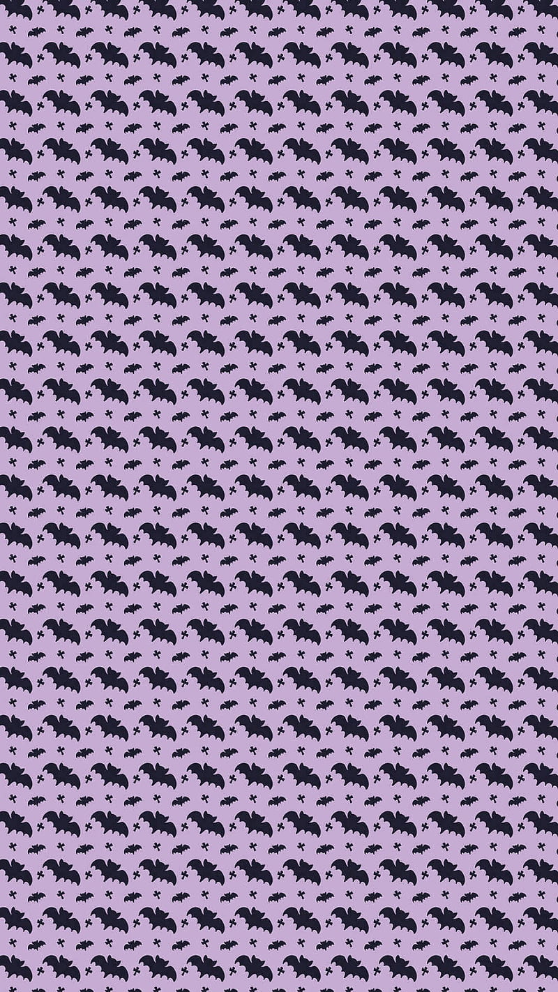 Bats Pattern, halloween, HD phone wallpaper