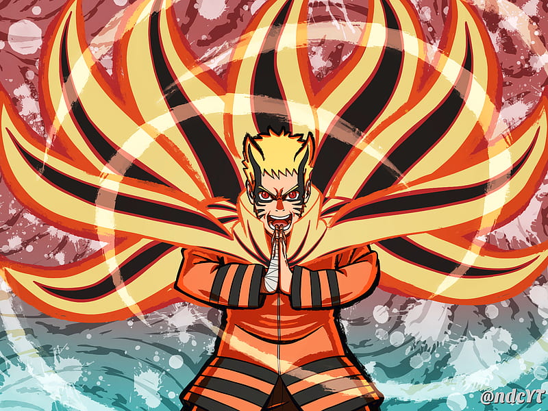 Naruto Uzumaki Baryon Mode Anime Wallpaper 4k HD ID:8736