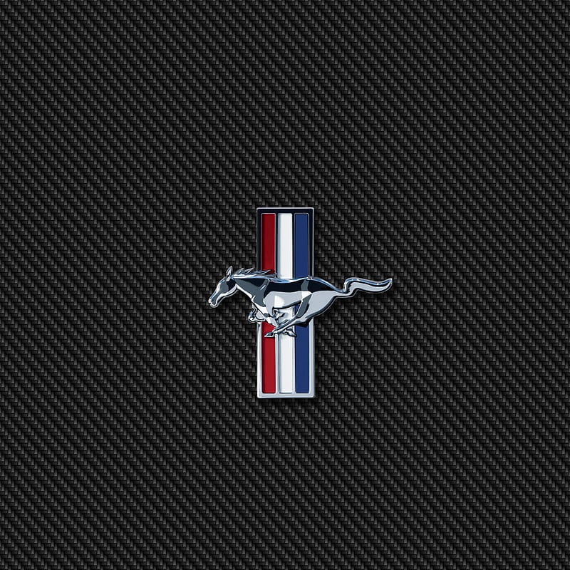 Mustang Carbon, Emblem, Logo, Mustang, Hd Phone Wallpaper | Peakpx