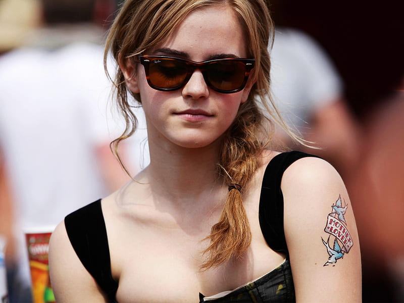 Emma Watson Tattoo Design, emma-watson, celebrities, girls, HD wallpaper
