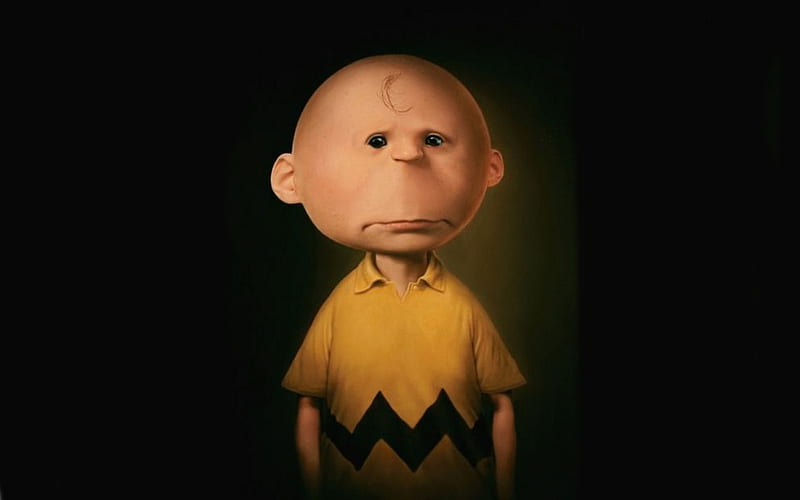 Charlie Brown 3D, 3d, cgi, brown, peanuts, charlie, cartoon, charlie brown, HD wallpaper