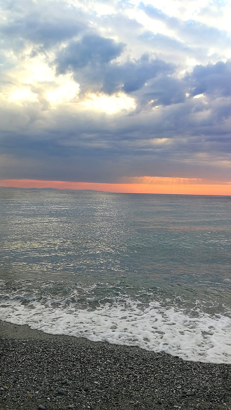 Sunrise, beach, greece, landscape, morning, HD phone wallpaper | Peakpx