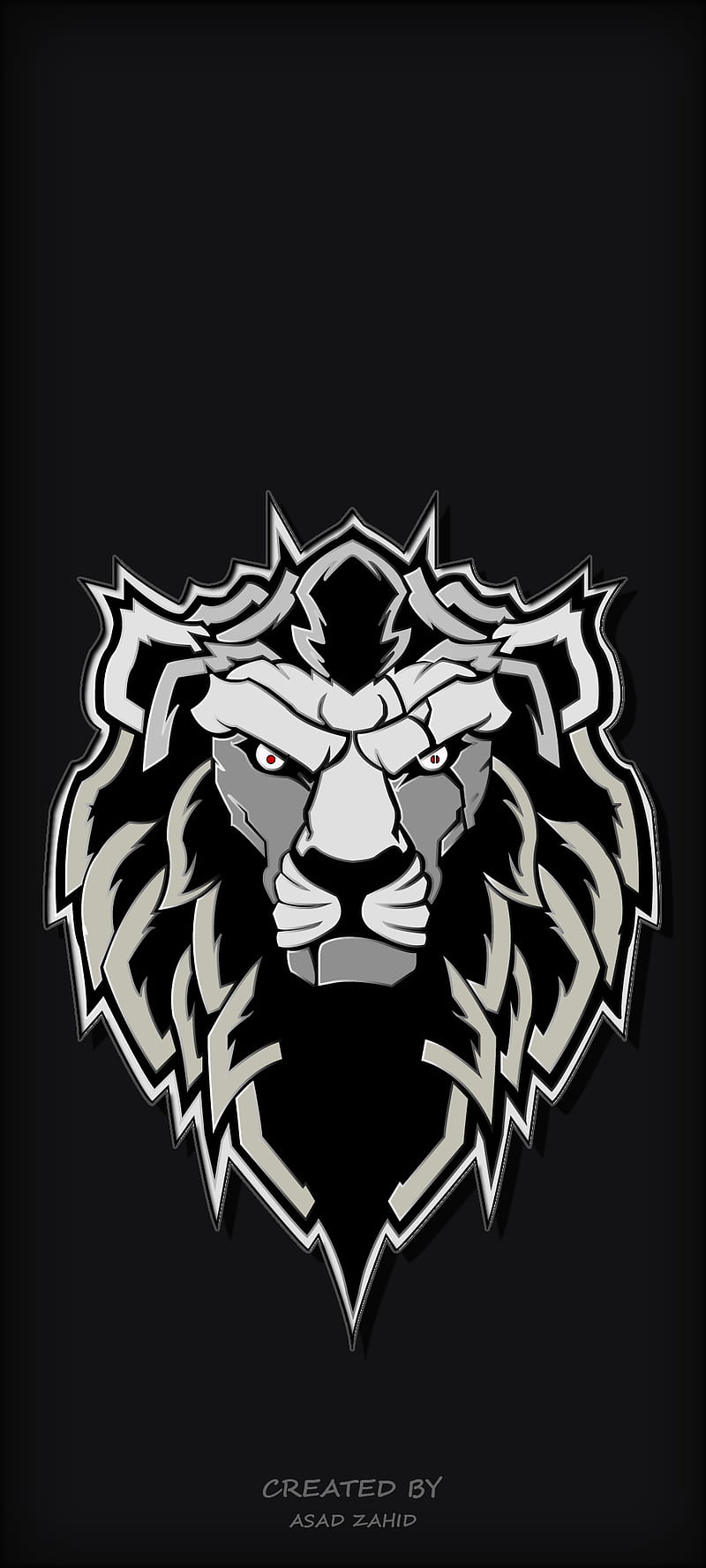 Lion, black, logo, logos, panther, skull, super, tattoo, tie, white, HD phone wallpaper