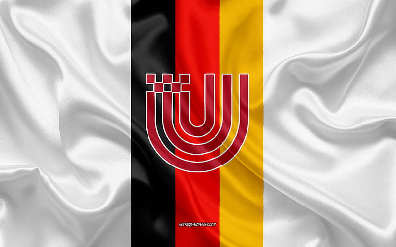 University of Bremen Emblem, German Flag, University of Bremen logo, Bremen, Germany, University of Bremen, HD wallpaper