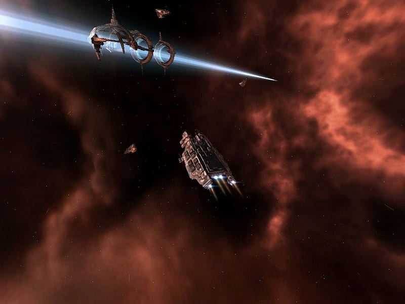 EVE online screenshot Stargate in use, space, video game, science ...