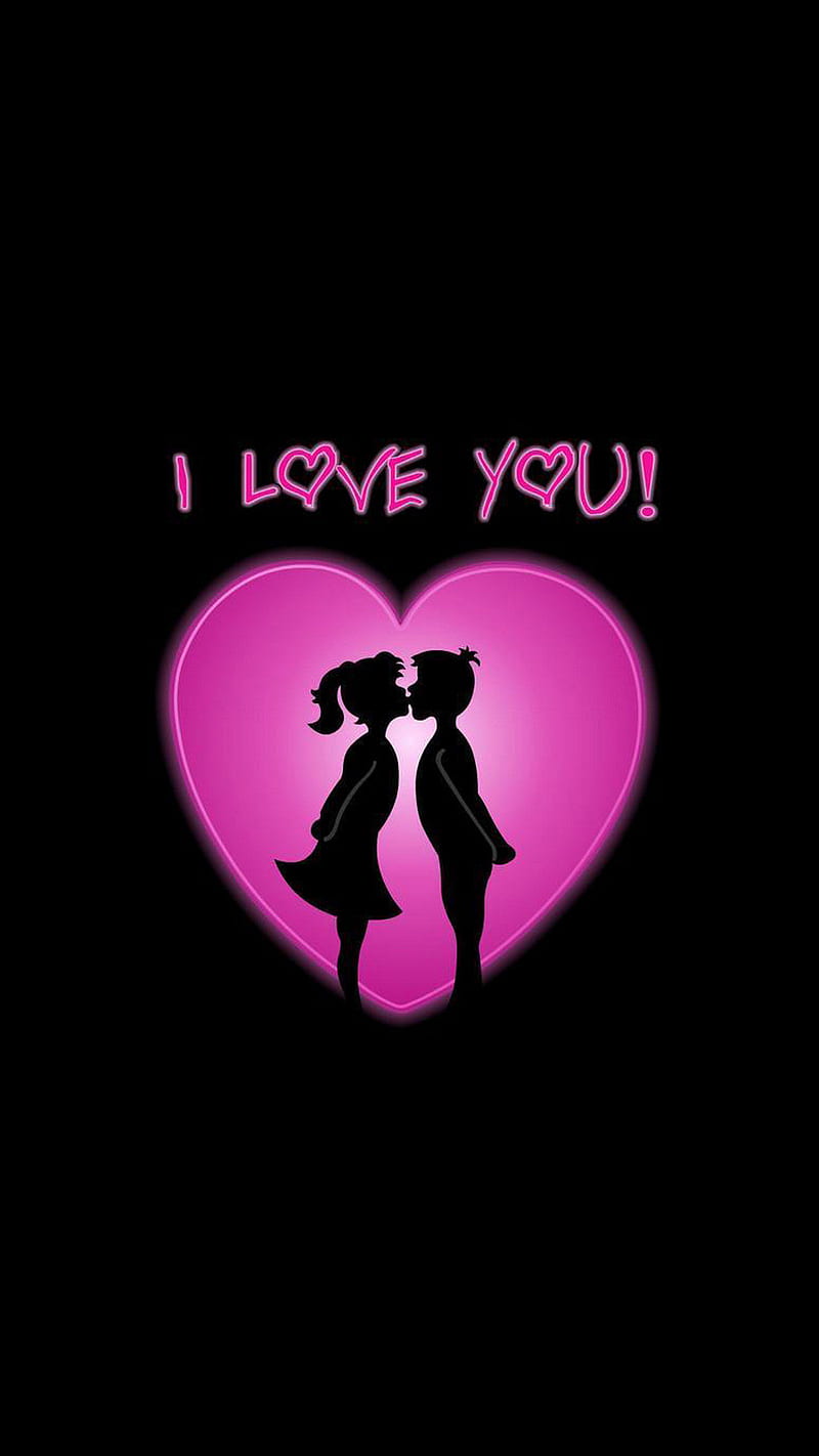 I Love You , i love u, couple in love, love , lovers, love bird, HD phone wallpaper