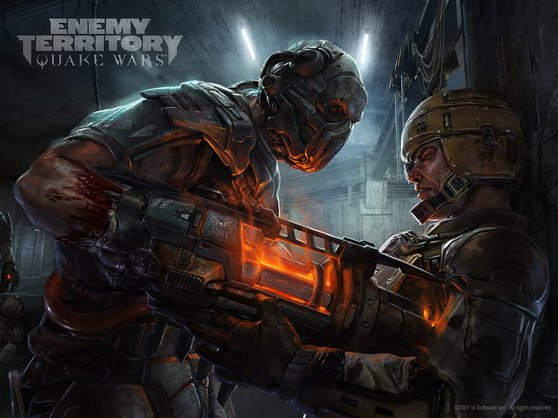 Territory, soldire, fighting, action, enemy territory, game, HD wallpaper