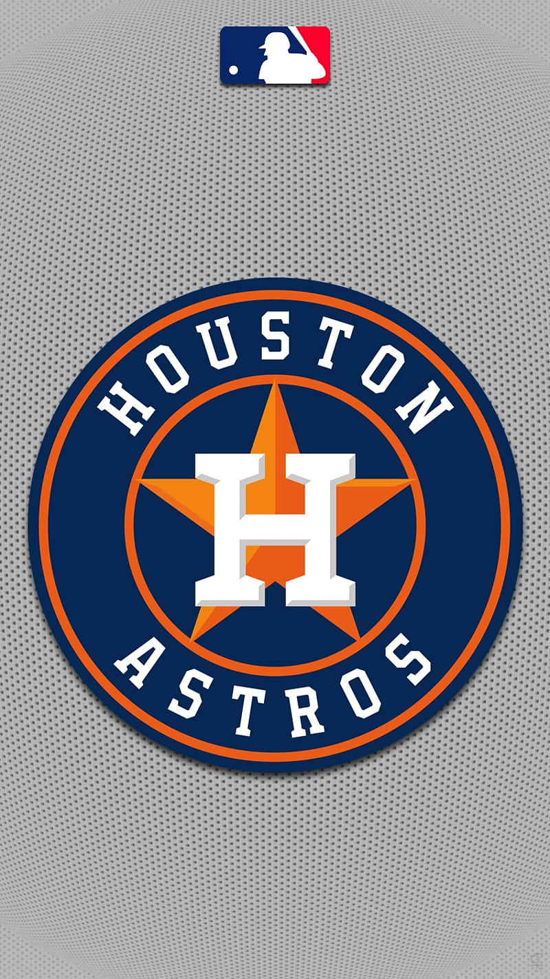Download Houston Astros Digitally Rendered Logo Wallpaper