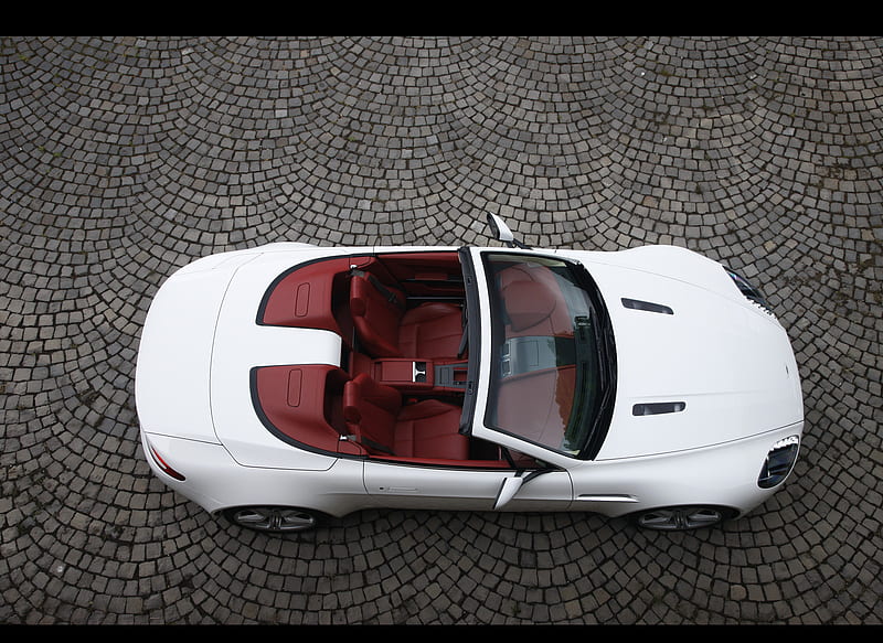 Aston Martin V8 Vantage Roadster Stratus White - Top, car, HD wallpaper