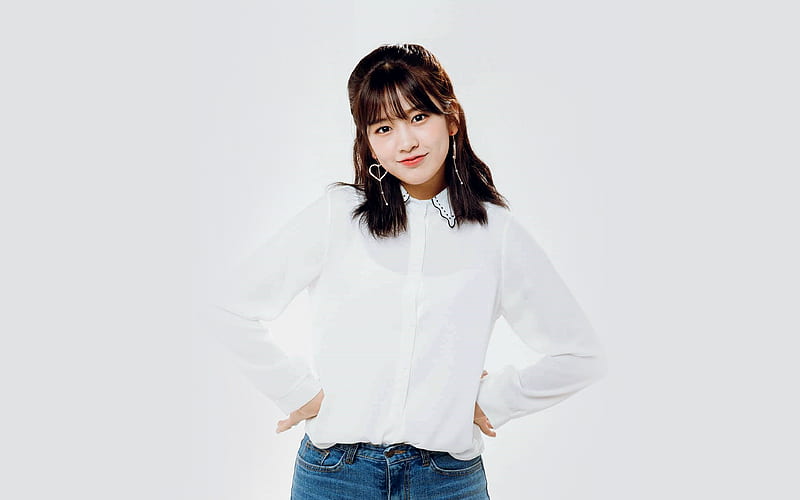 girl, kpop, cute, white, HD wallpaper
