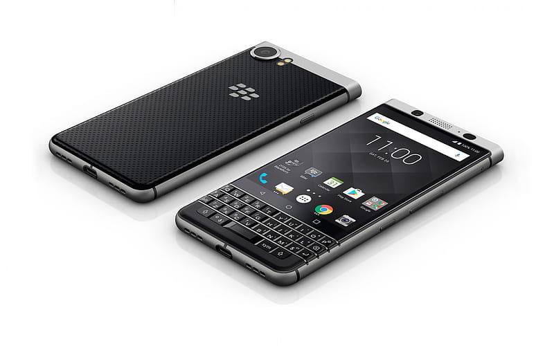 Blackberry Keyone, smartphone, white background, Blackberry, HD wallpaper