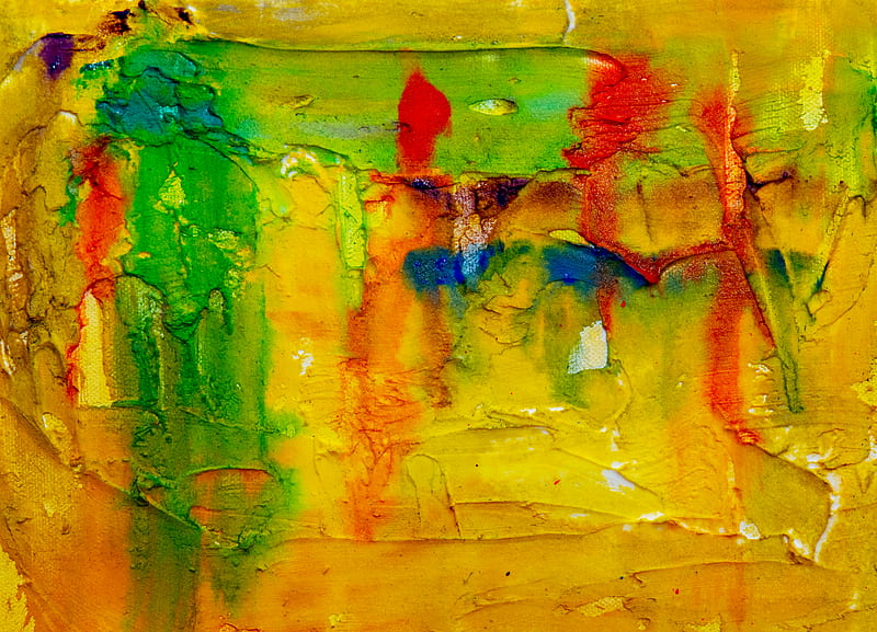 Multicolored Abstract Painting, HD wallpaper