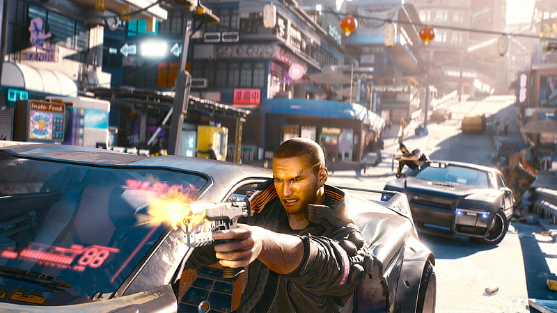 Cyberpunk Chase 2077, cyberpunk-2077, games, ps-games, xbox-games, pc-games, 2019-games, HD wallpaper