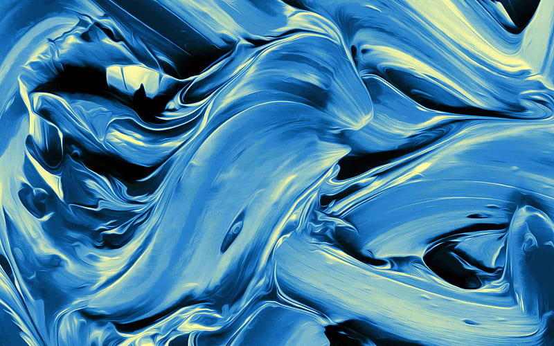Blue and White Oil Painting Background