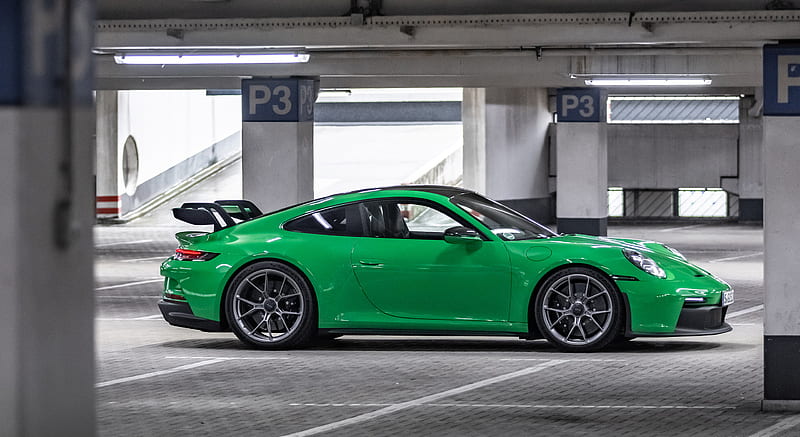 2022 Porsche 911 Gt3 Color Python Green Side Car Hd Wallpaper Peakpx
