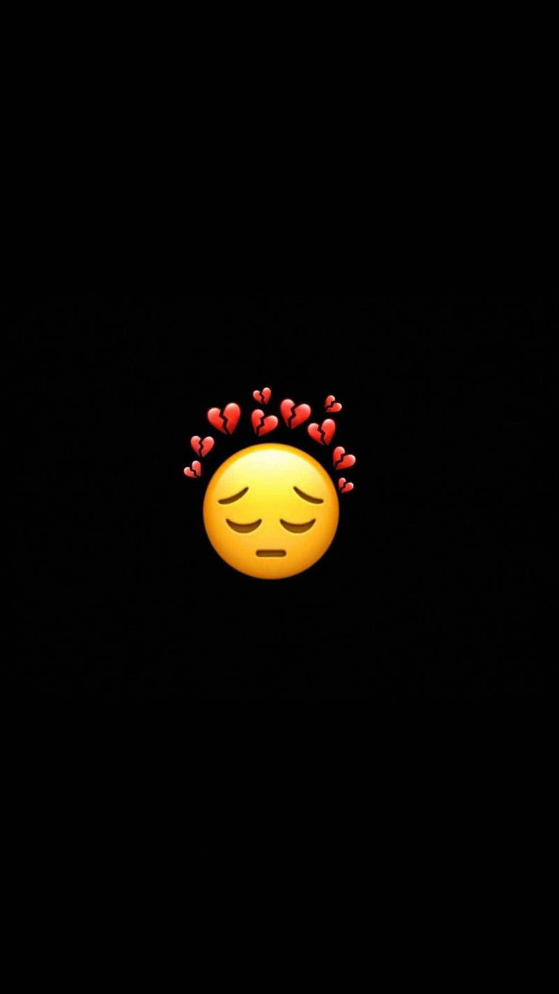 Broken And Sad Emoji, Boy Emoji, HD phone wallpaper