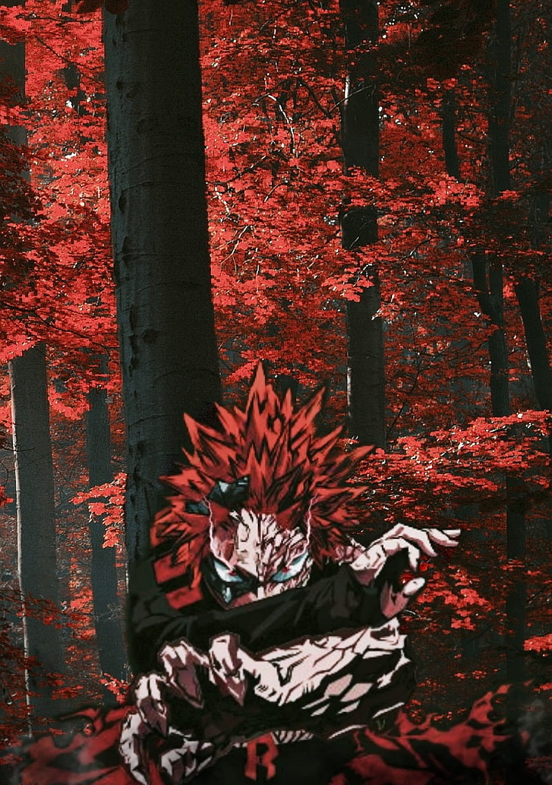 Eijiro kirishima, boku no hero, eijiro kirishima, japan, my hero academia, red riot, HD phone wallpaper