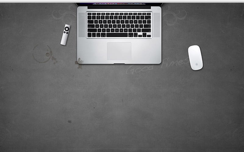 Steve Paul Jobs and his Apple MAC notebook, HD wallpaper