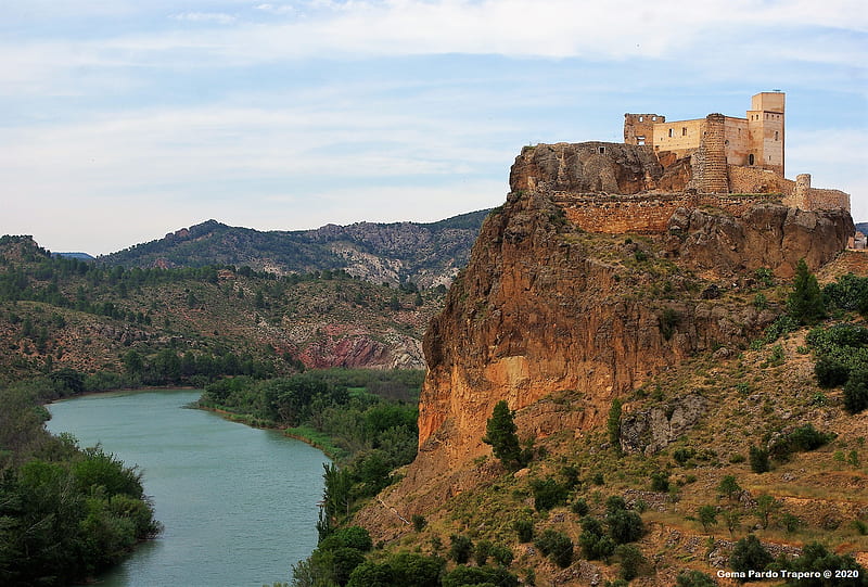 Castles, Castle, River, Spain, Valencia, HD wallpaper