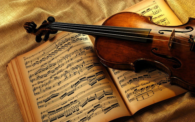 VINTAGE MUSIC, VINTAGE, OLD, SCORE, MUSIC, INSTRUMENTS, MUSICAL INSTRUMENTS, WRITINGS, VIOLIN, SONGS, MUSICAL, HD wallpaper