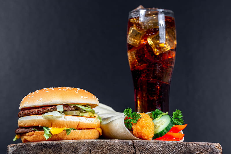 Food, Burger, Drink, Still Life, HD wallpaper