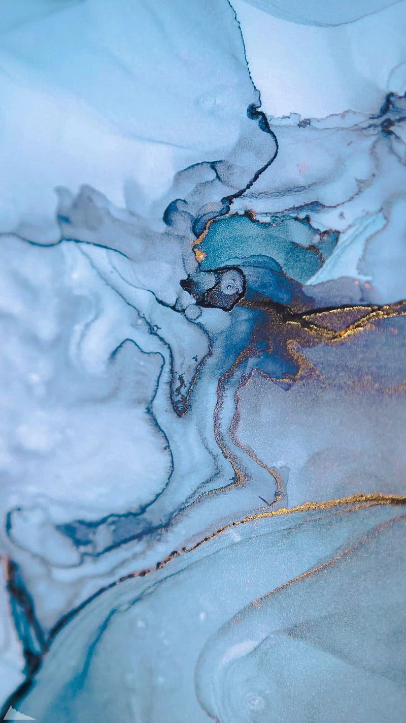 Blue marble, background, best background, blue stone, cute, gold,  luvujesus, HD phone wallpaper | Peakpx
