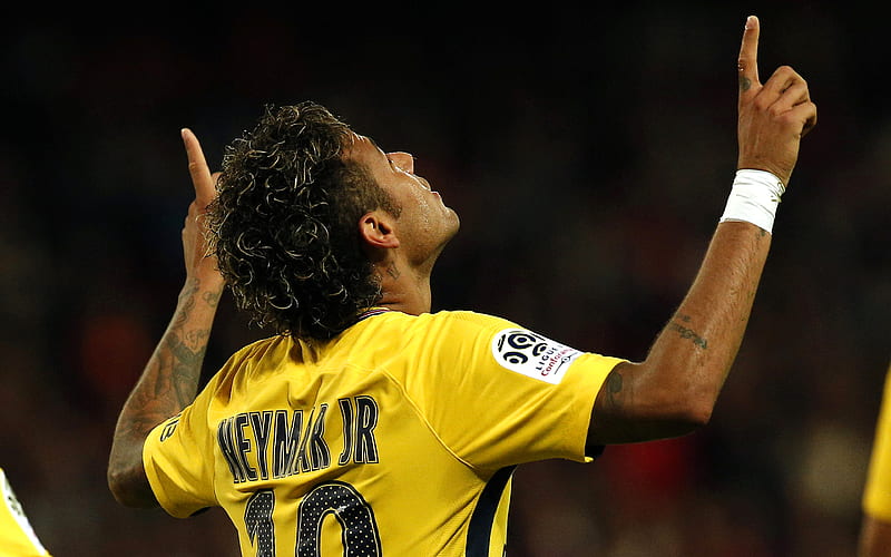 Neymar, goal, PSG, soccer, football stars, Ligue 1, Paris Saint-Germain, footballers, Neymar JR, HD wallpaper