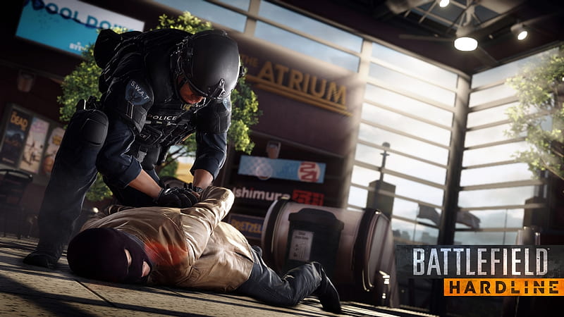 Battlefield Hardline, Gaming, Robbers, Cops, HD wallpaper