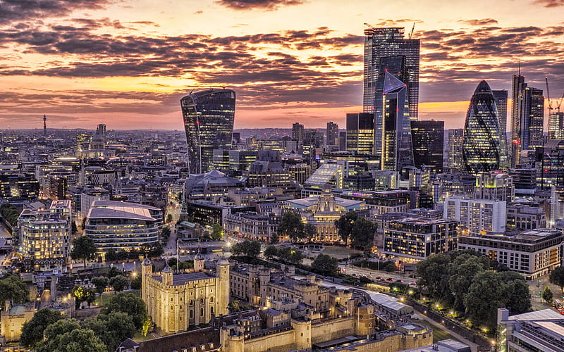 London skyline at night-Scenery, HD wallpaper | Peakpx