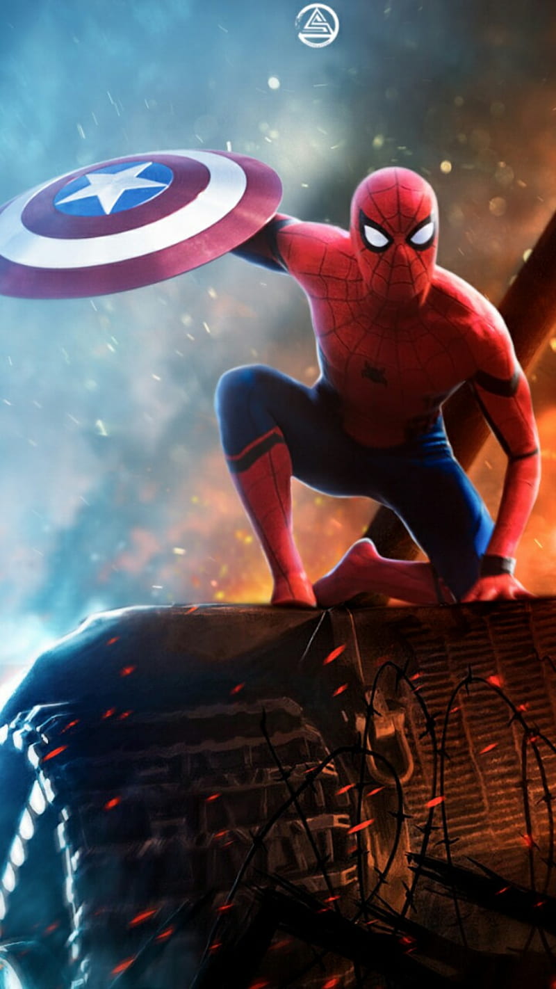 Marvel Heroes, avengers, captain america, iron man, marvel, spider-man,  superhero, HD phone wallpaper