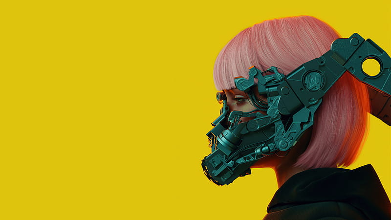 Cyber Girl , cyberpunk, scifi, artist, artwork, digital-art, HD wallpaper