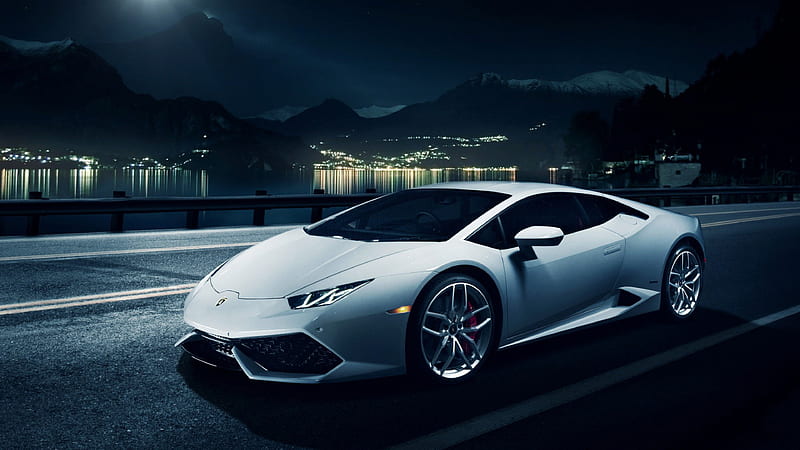 Lamborghini Huracan , lamborghini, lamborghini-huracan, carros, white, HD wallpaper