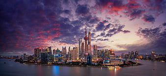 Shanghai City China, HD wallpaper