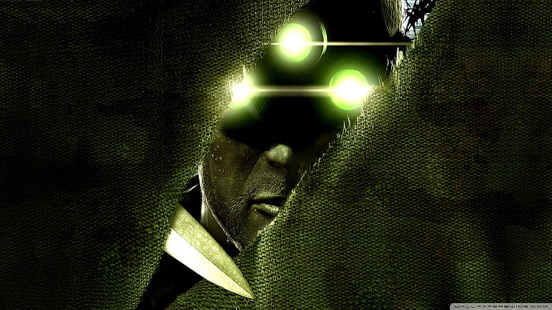The Third Eye, splinter cell, soldier, pandora tomorrow, ubisoft, video game, tom clancy, knife, mission, weapon, HD wallpaper