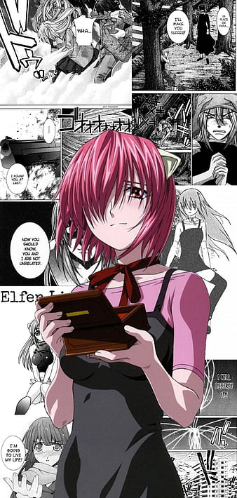 Download Ludsy Lilium and Nyu, the two protagonists of the manga/anime  series, Elfen Lied