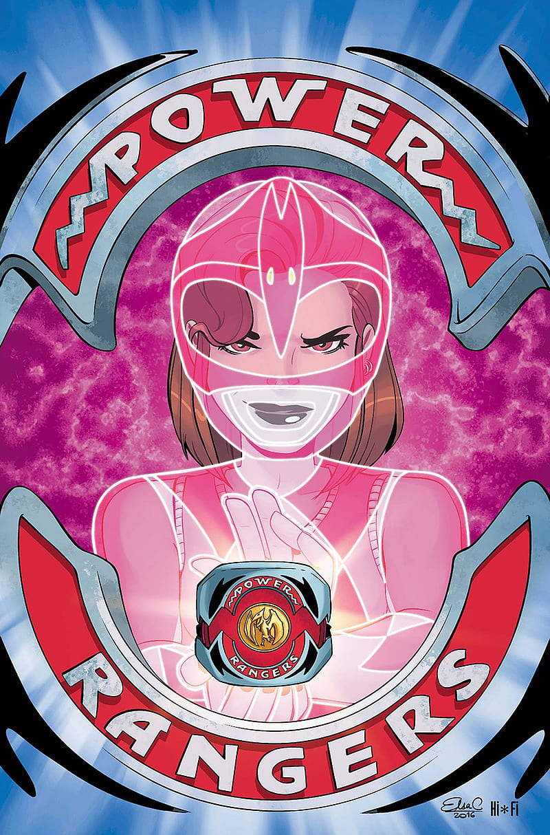 Pink Ranger Morphing, female, hero, mighty, morphin, morphing, pink, power, ranger, rangers, super, HD phone wallpaper