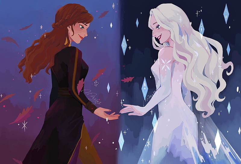 Elsa Anime, HD wallpaper | Peakpx