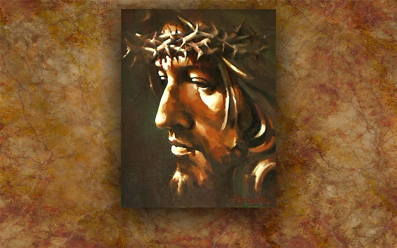 Jesus, Crown, Thorns, Christ, HD wallpaper