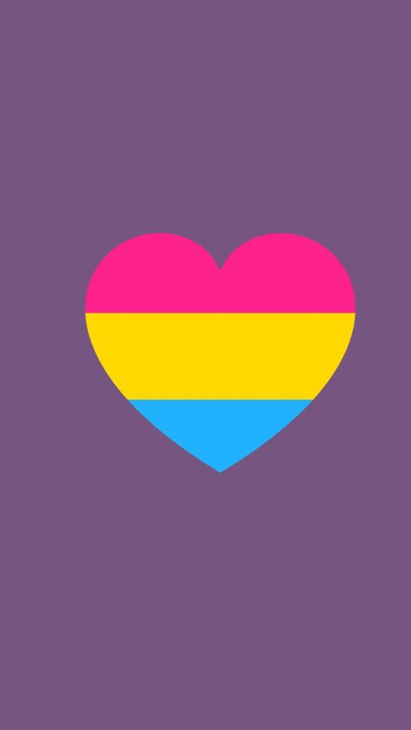 Pansexual Love, heart, pride, HD phone wallpaper