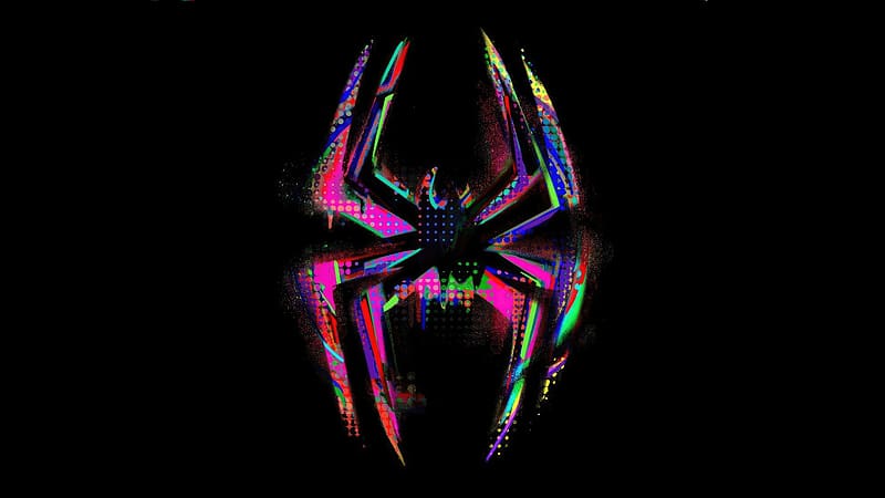 Spider Man Across The Spider Verse 2023 Logo, spider-man-across-the-spider-verse, spiderman, superheroes, poster, 2023-movies, movies, logo, HD wallpaper
